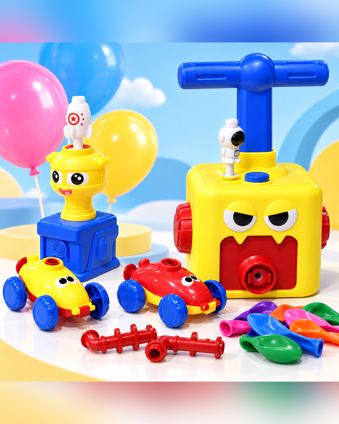 Kit de juguetes impulsados por globos