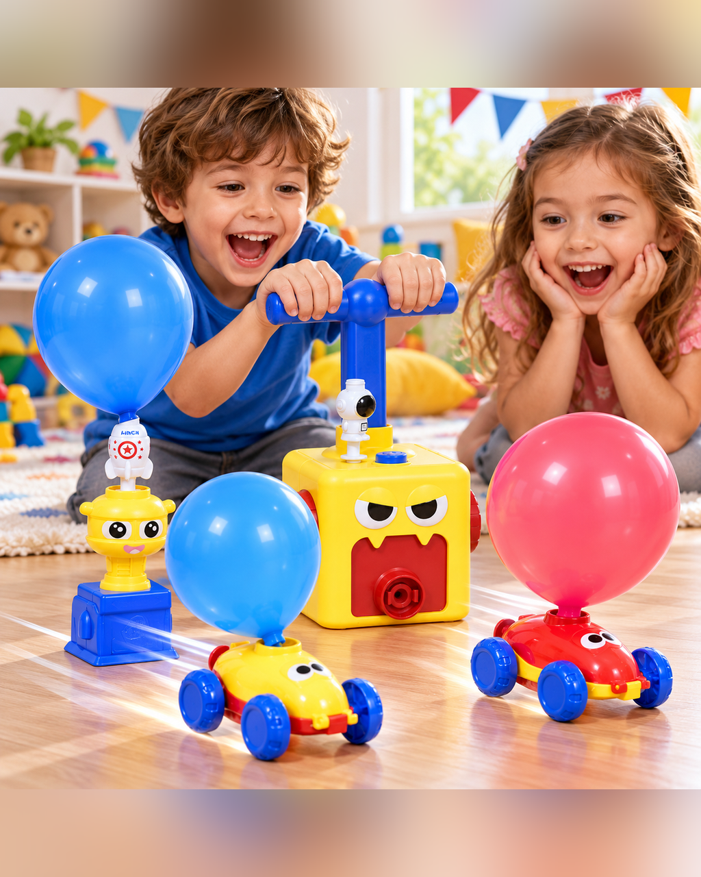 Kit de juguetes impulsados por globos