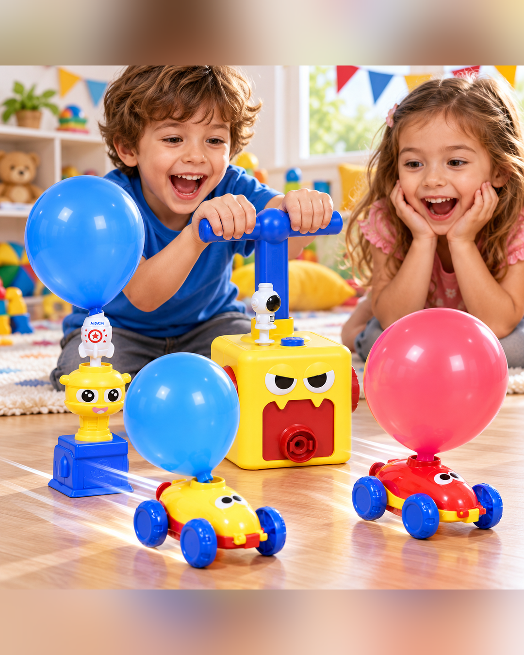 Kit de juguetes impulsados por globos