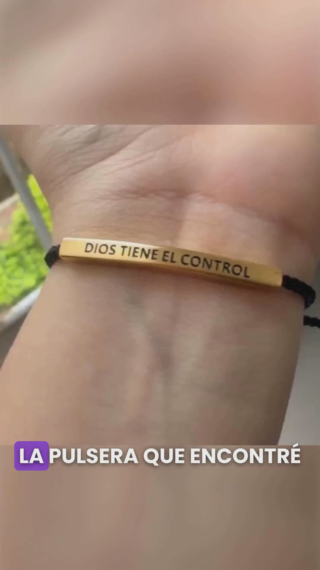 Pulsera Dios Tiene el Control